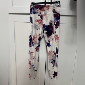 Athleta Rainier Floral Legging Winter Thermal Fleece